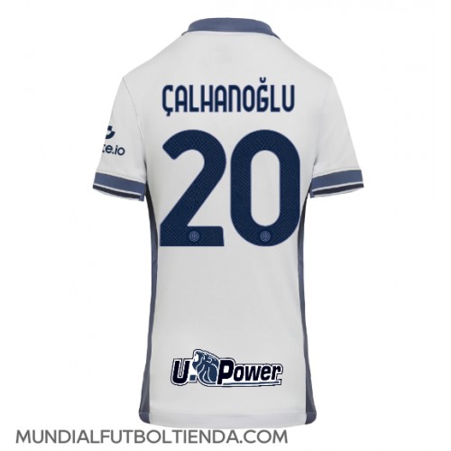 Camiseta Inter Milan Hakan Calhanoglu #20 Segunda Equipación Replica 2024-25 para mujer mangas cortas